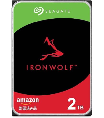 Amazon | Seagate 内蔵 HDD ハードディスク 2TB NAS向け 24時間365日 3